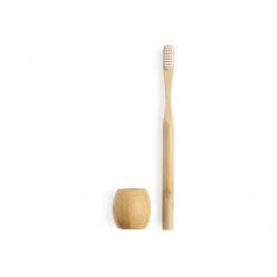 Cepillo dientes con soporte de bambú. Cepillo personalizado