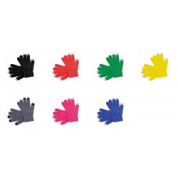 Guantes táctiles 3 dedos colores