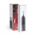 Accesorios para vino en botella. Set de vinos diseño botella. Accesorios de vino diseño original