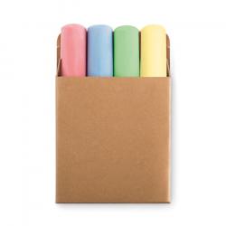 Caja tizas de colores personalizable