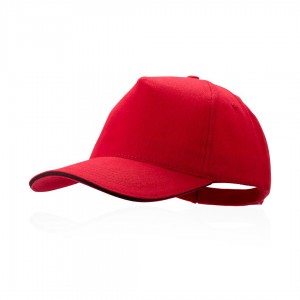 Gorra unisex algodón roja