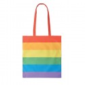 Bolsa rainbow personalizable. Bolsa asas largas multicolor. Bolsa LGTBI+.