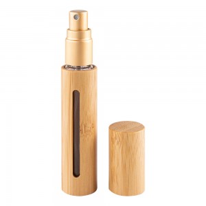 Perfumador spray eco. Atomizador ecologico de bambu. Perfumador en spray de madera de bambú