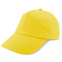 Gorra algodón colores unisex amarilla
