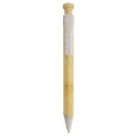 Bolígrafo bambú y fibra de trigo. Bolígrafos personalizados.
